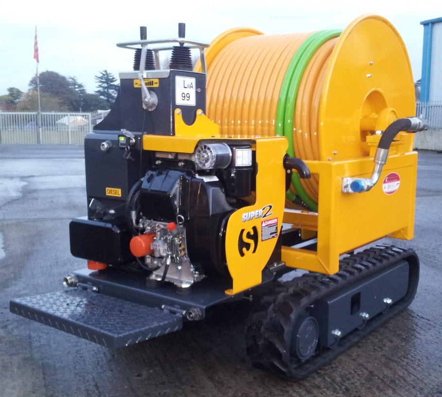 Tracked Mobile Jetting Reel